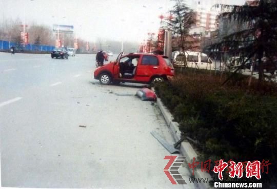 事故現場(警方提供)。