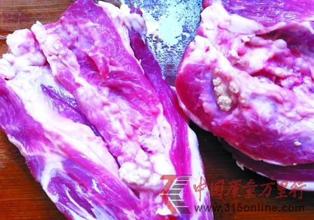 豬肉帶有菜花狀異物(圈內) 網友圖 豬肉帶有菜花狀異物(圈內) 網友圖